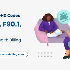 Guida ai codici ICD-10 per l'ADHD (F90.0, F90.1, F90.2) e fatturazione salute mentale.