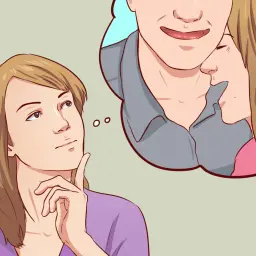 Ragazza pensierosa, con un fumetto che mostra un bacio. Riflette sul significato di "psicopatico" e sulle relazioni complesse.