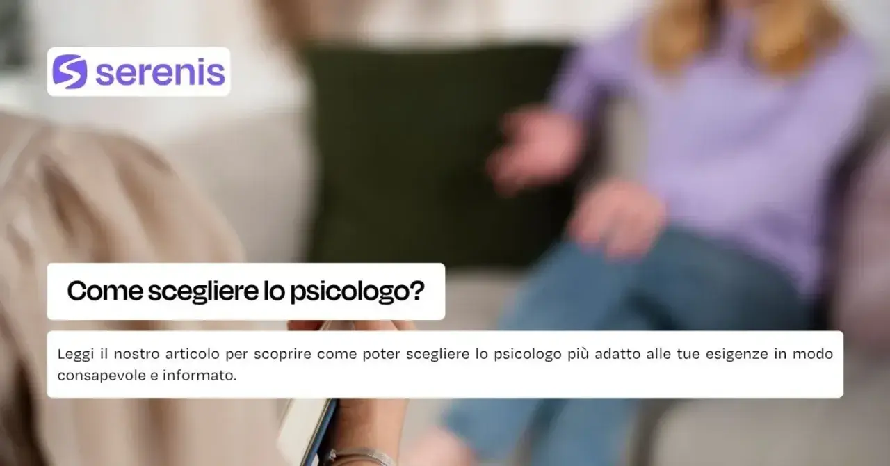 Serenis: scegli il tuo psicologo ideale. Scopri come con il nostro master online psicologia.