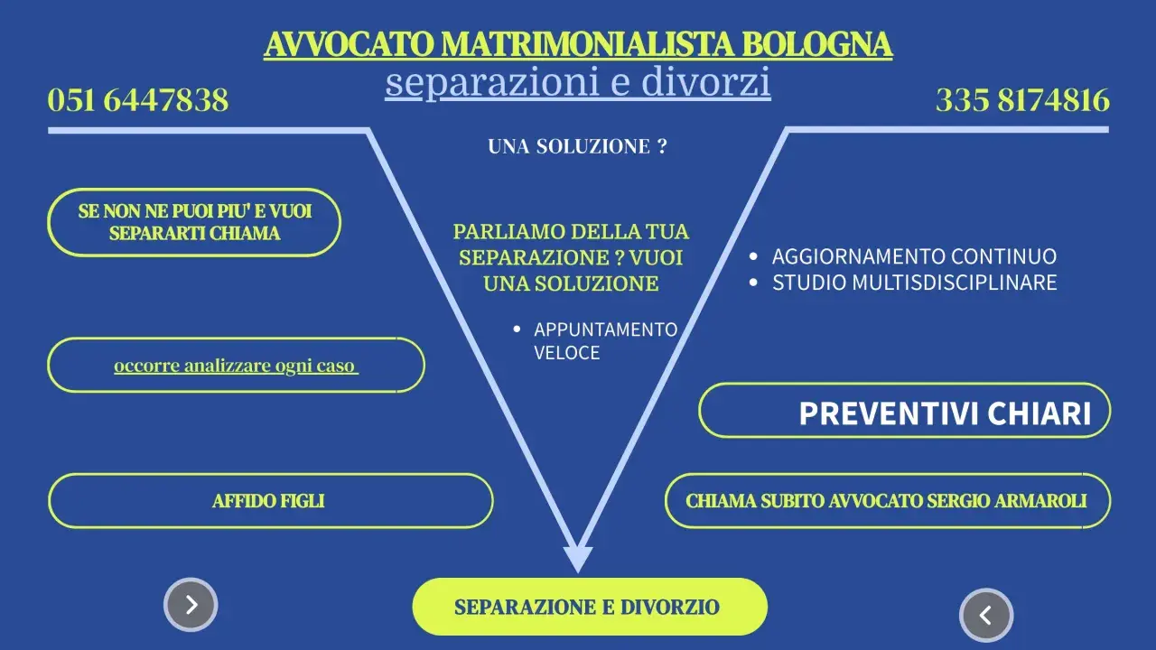 Guida alle fasi della separazione e divorzio: contatti, soluzioni e preventivi chiari.