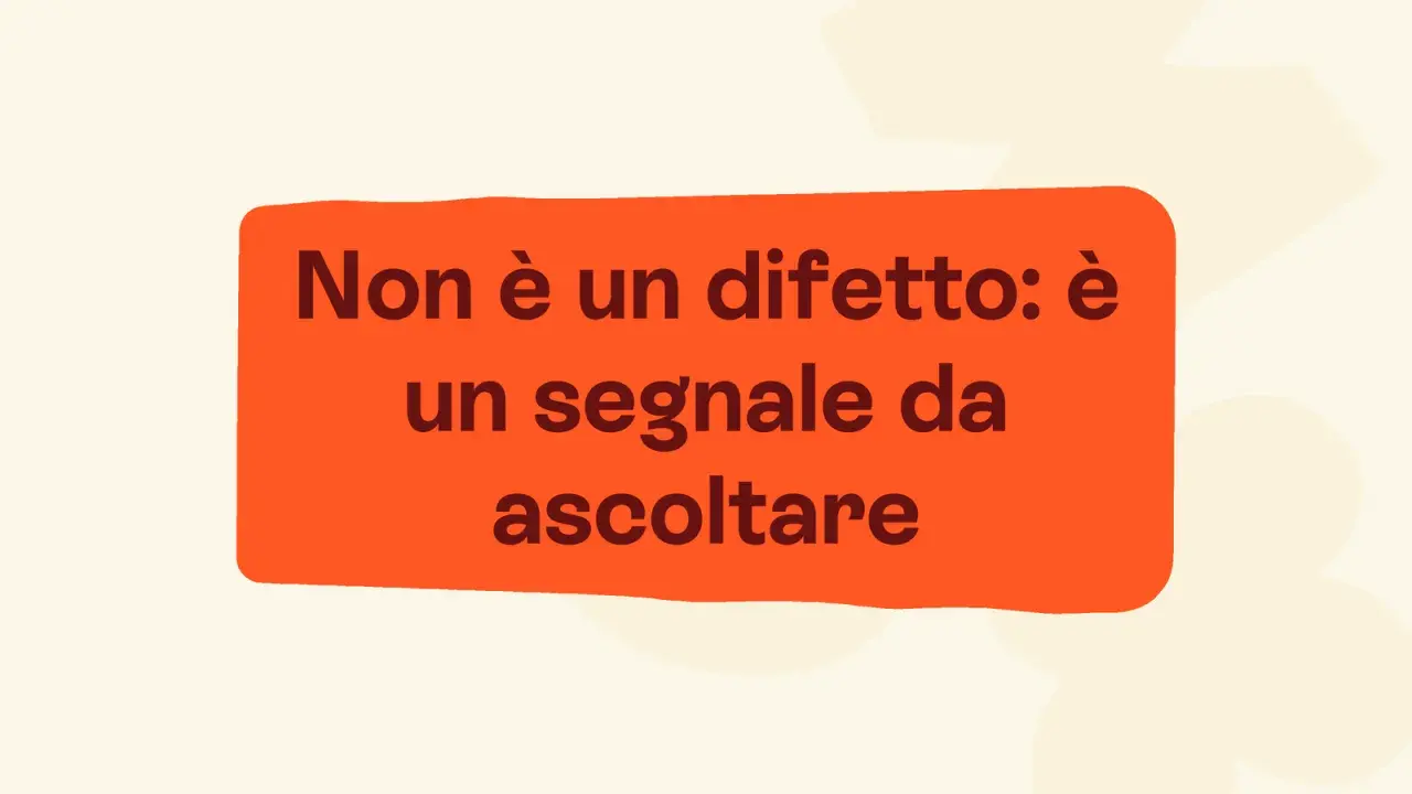 Non è un difetto: è un segnale da ascoltare." Affrontare una crisi esistenziale nel rapporto di coppia richiede ascolto e comprensione.