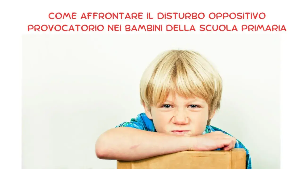 Bambino con espressione accigliata, che mostra come si guarisce dal disturbo oppositivo provocatorio.